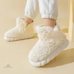 Bottes femme en chausson, idéal pour l'intérieur et l'extérieur
