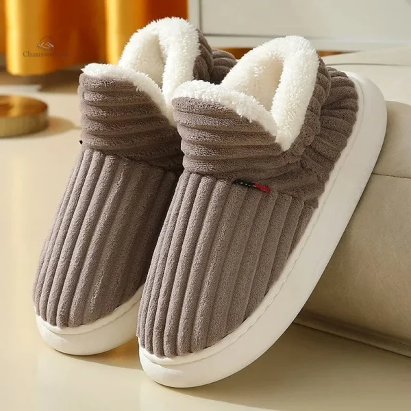 Chaussons femme, douceur et élégance