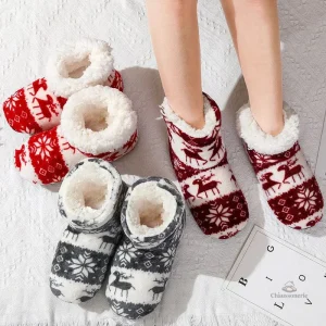 Bottines Chausson de Noël pour Femme