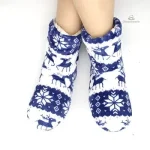 Chaussons élégants avec design de Noël pour femme
