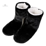 Bottines Femme style Chausson en motif plaid