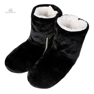 Bottines Femme style Chausson en motif plaid