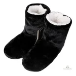 Bottines Chausson à motif plaid pour un look casual