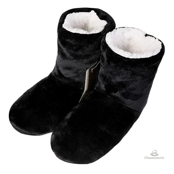 Bottines Chausson à motif plaid pour un look casual