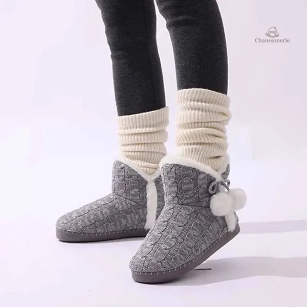 Chaussons bottines pour un hiver doux