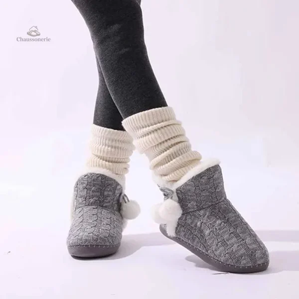 Bottines fourrées élégantes pour femme