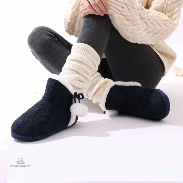 Chaussons d'hiver confortables