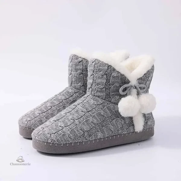 Bottines douillettes pour femme