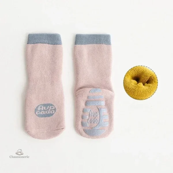 Chaussette antidérapante pour enfants, diverses couleurs disponibles