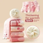 Chaussettes chaudes enfant - pack de 5 paires