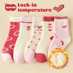 Chaussettes colorées pour enfants, 5 paires incluses