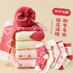 Chaussettes chaudes pour petits, pack de cinq