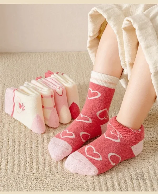 Chaussettes pour enfants, pack de 5 chaudes et douces