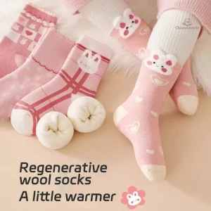 Chaussettes douces pour enfants - ensemble de 5