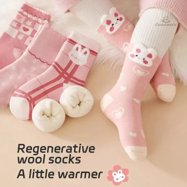 Chaussettes douces pour enfants - ensemble de 5
