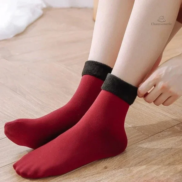 Chaussette pour femme en coloris variés