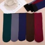 Chaussette chaude en laine pour femme