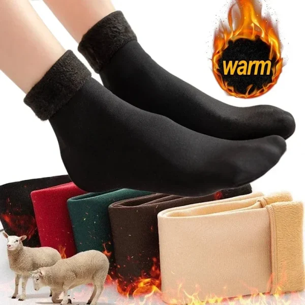 Chaussette épaisse pour l'hiver femme