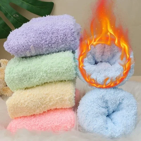 Chaussettes douillettes pour soirées cocooning