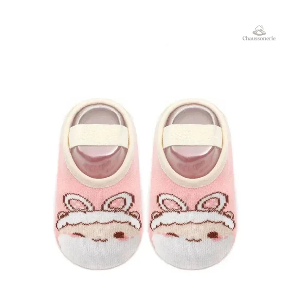 Chaussette bébé avec design amusant et coloré