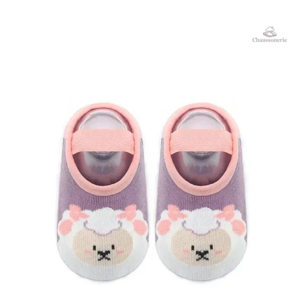 Chaussettes chausson bébé idéales pour l'intérieur