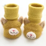 Chausson pour bébé en tissu animalier