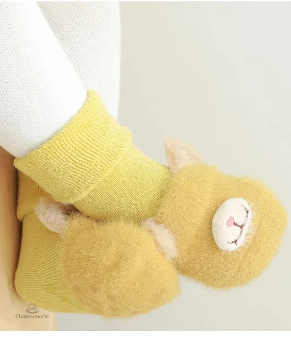 Chaussettes bébé motifs ludiques animaux