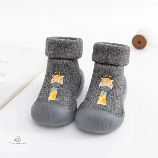 Chausson bébé en forme d'animaux