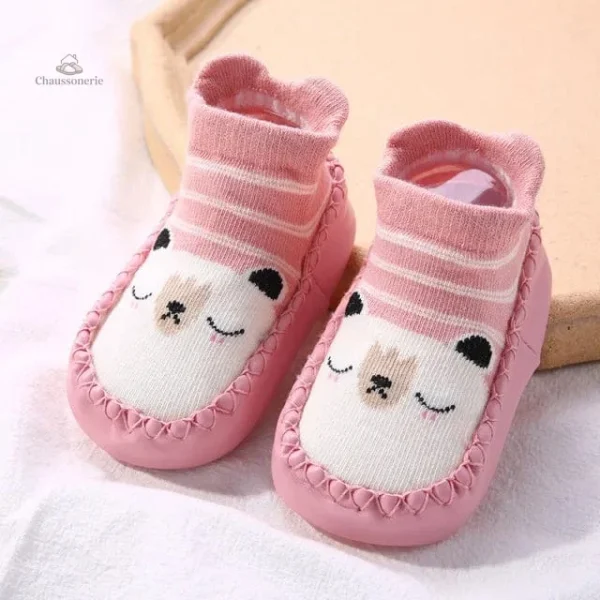 Chausson chaussette bébé pour les premiers pas