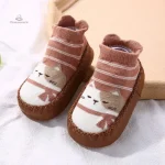 Chausson pour bébé en matériaux doux