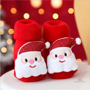 Chaussette chausson bébé Noël