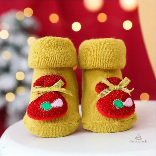 Chaussette festive pour bébé