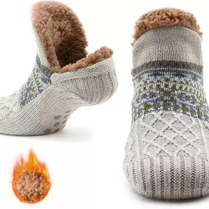 Chaussette chausson homme en polaire confortable