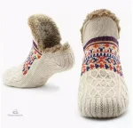 Chaussette en polaire pour homme, chaleur agréable