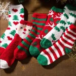 Chaussette de Noël Femme avec motifs festifs