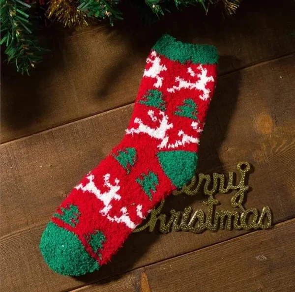 Chaussette festive pour femme, parfaite pour les fêtes