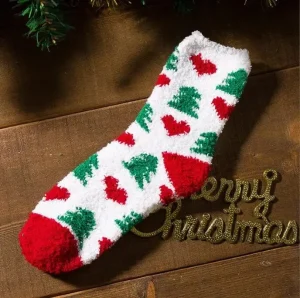 Chaussette de Noël douce avec design sympathique