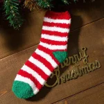 Chaussette de Noël colorée pour l'hiver