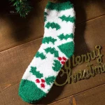 Chaussette femme à motifs de Noël, tendance et cozy