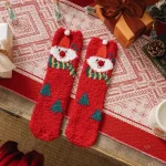 Chaussette femme aux couleurs de Noël