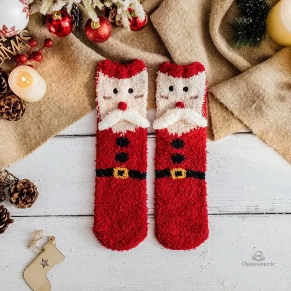 Chaussette de Noël Femme confortable et festive - vue 2