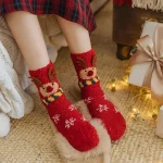 Chaussette festive femme, parfaite pour les fêtes