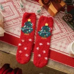 Chaussette femme, design festif pour l'hiver