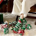Chaussette de Noël douce et confortable pour femme