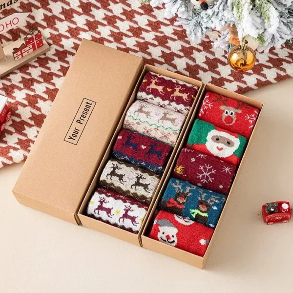 Pack de chaussettes festives pour femmes