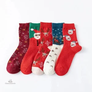 Chaussettes de Noël pour un style chaleureux