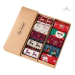 Chaussettes colorées pour les fêtes de fin d'année