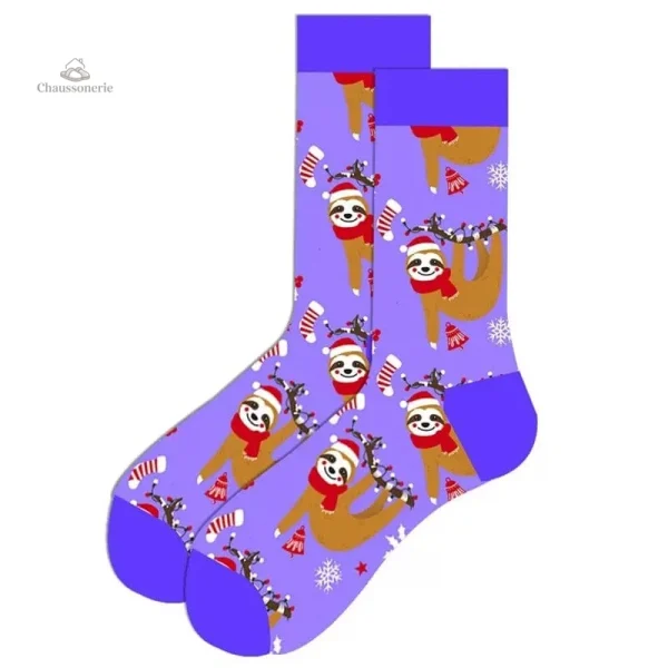 Chaussette de Noël avec étoiles