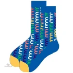 Chaussette de Noël avec flocons de neige