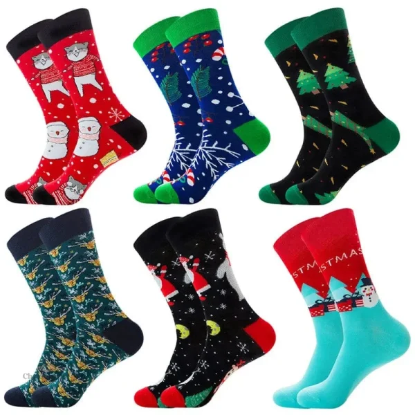 Chaussette homme à motif de Noël